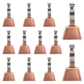 Copper iron fishing bells for rods, set of 12